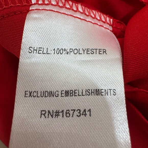 NWT Hello Molly Secret To Tell Satin Midi Dress Red Valentine Cutout Women's 2 - Picture 12 of 16